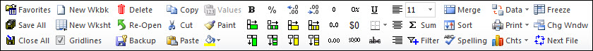 custom Excel ribbon tab